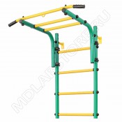 Шведская стенка MDL пристенная детская зеленая PR-D-Z-107.000.000-123
